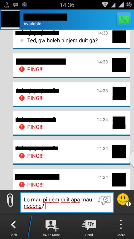 apa itu ping di bbm