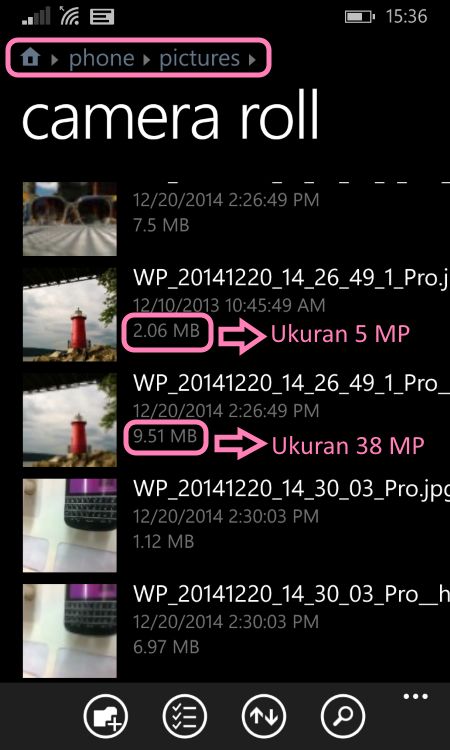 cara mendapatkan dan mengirim file foto 41mp nokia lumia 1020
