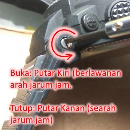 cara mengganti sendiri tali jam digitec qq g-shock eiger rei